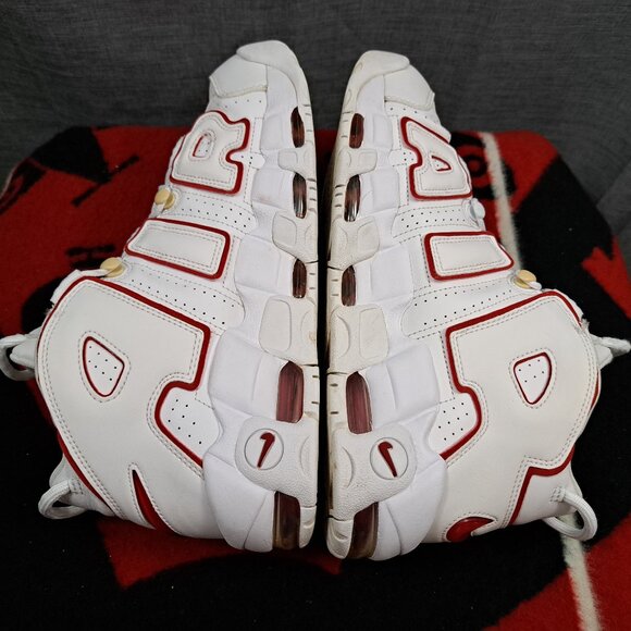 %Size 10.5 Men 2021 Nike Air More Uptempo \'96 White Varsity Red A 11 main image 6